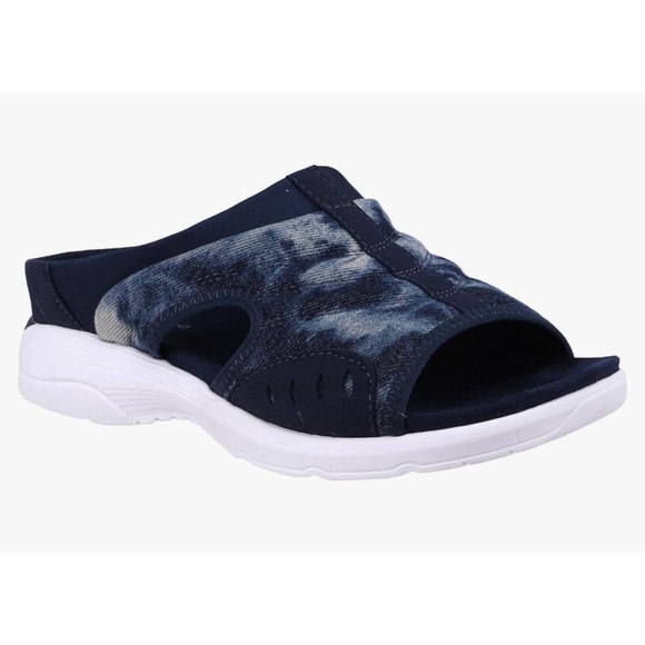 Easy Spirit Women's Traciee7 Flat Sandal Sz 9W Lightweight, Flexible, Shoes - Picture 2 of 5